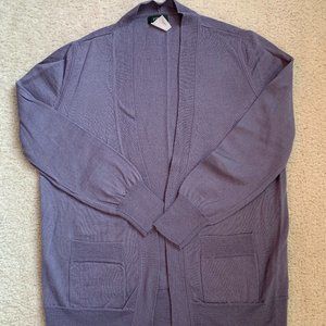 J. Crew Merino Wool Open Cardigan, XS